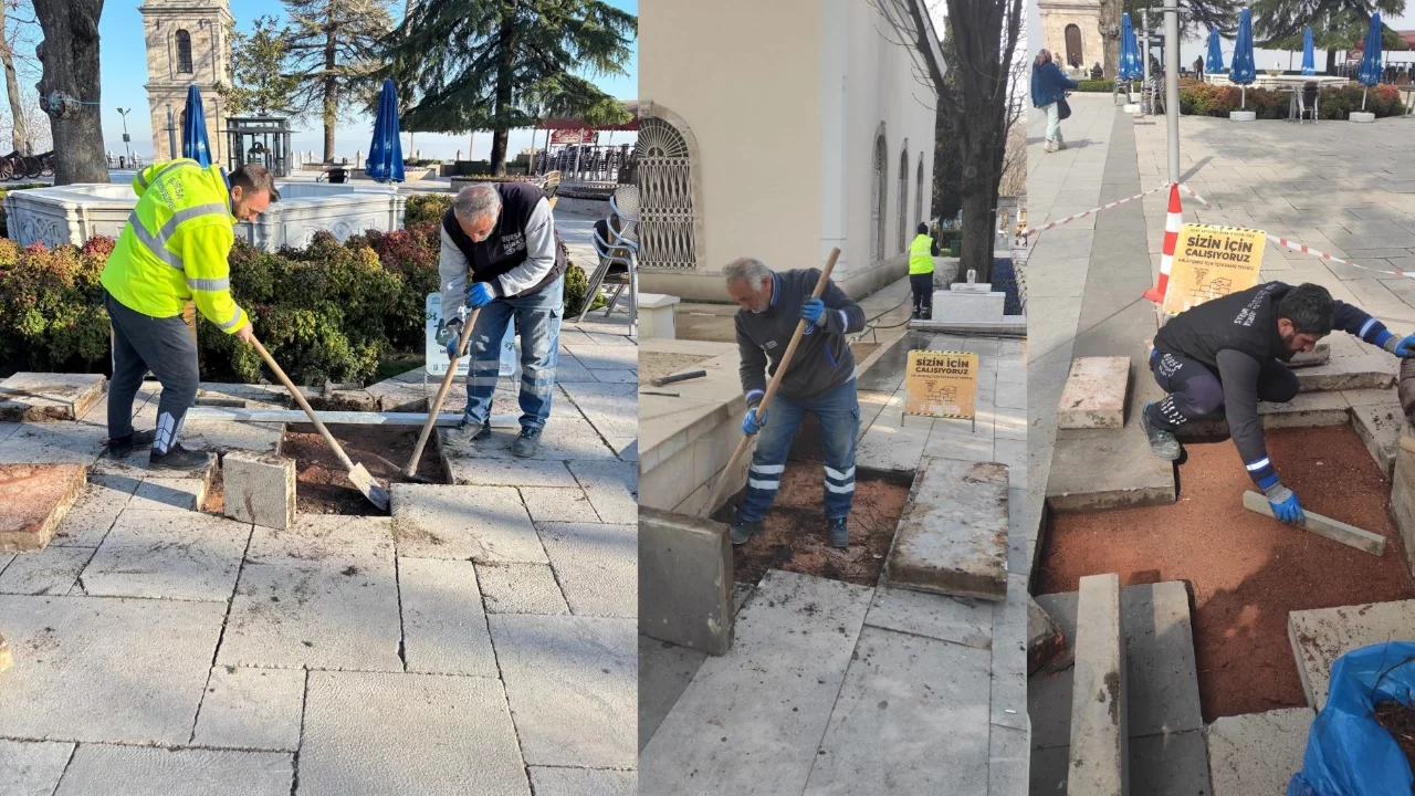 Tarihi Tophane Meydanı yenilendi