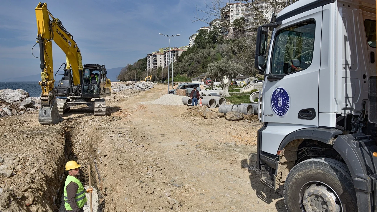 Gemlik'in altyapısı, büyükşehirle güçleniyor