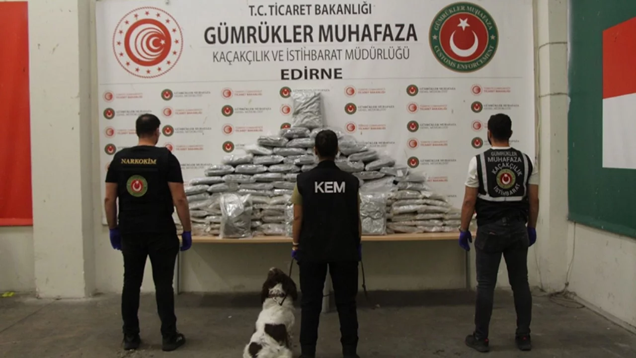 60 kilo esrar ele geçirildi: Piyasa değeri 54 milyon TL