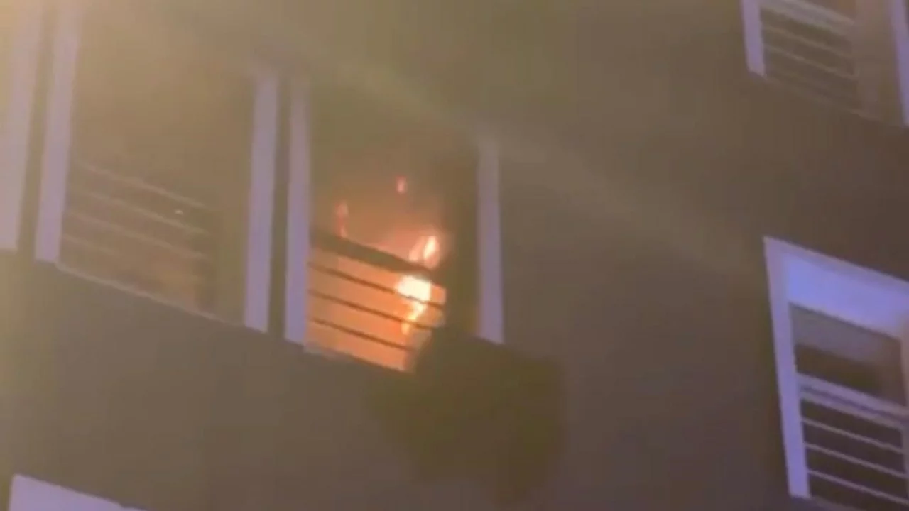 Bursa'da otel odasında yangın!