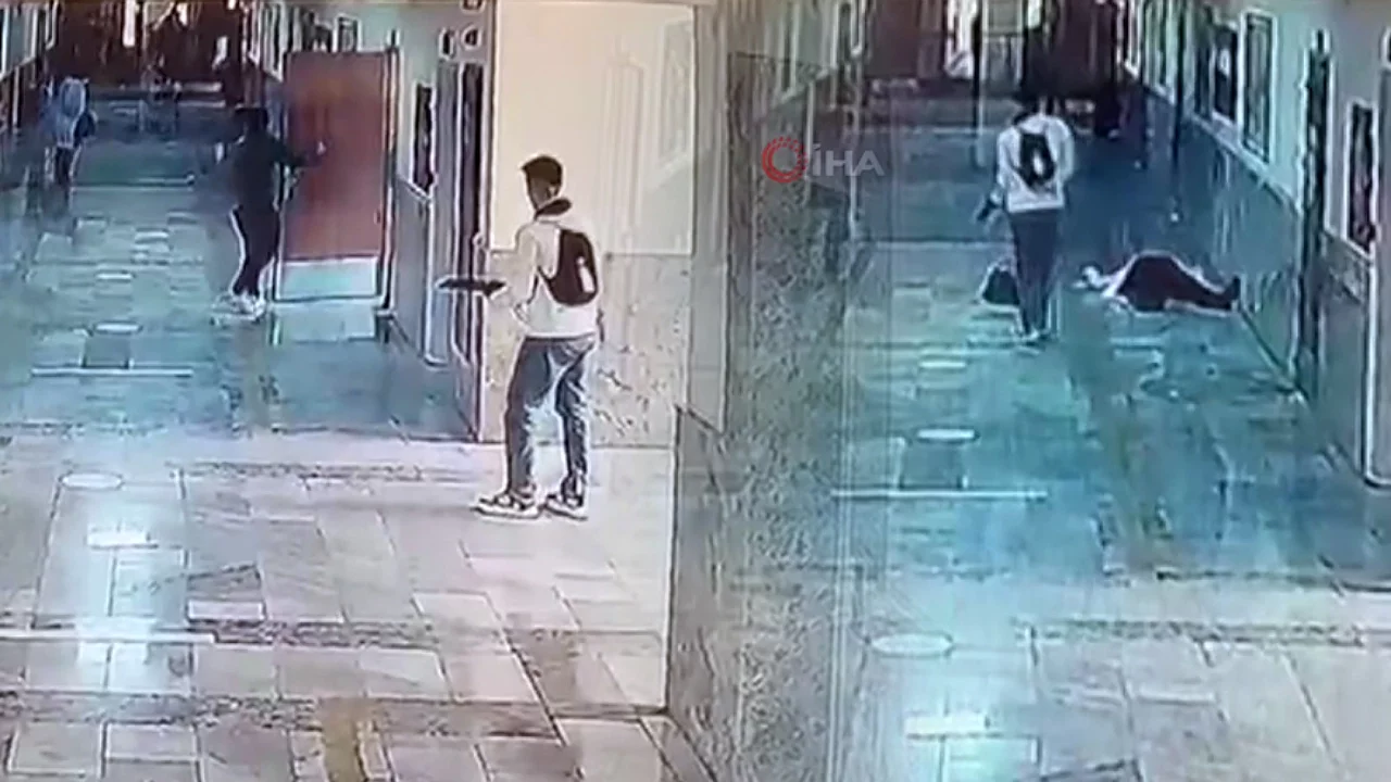 Okul saldırısının güvenlik kamerası görüntüleri ortaya çıktı