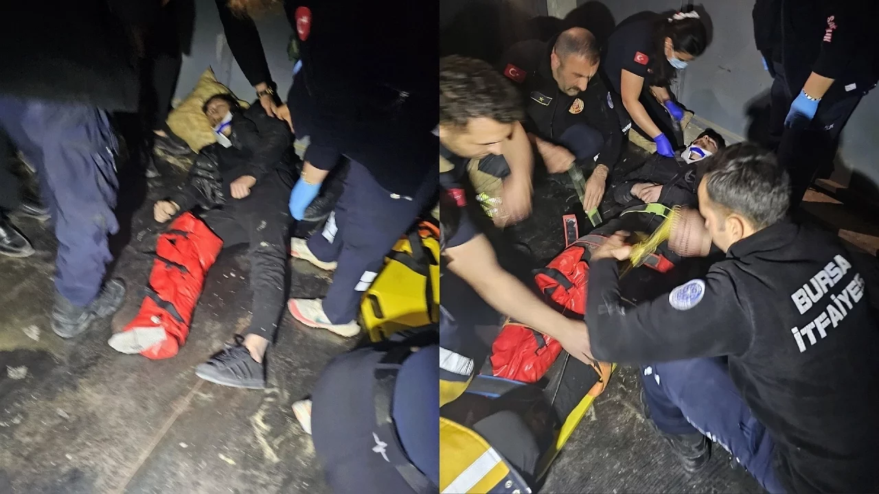 Bursa'da fabrikada korkunç kaza: 17 yaşındaki genç ağır yaralandı