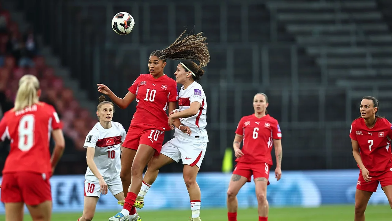 A Milli Kadınlar İsviçre'ye deplasmanda kaybetti