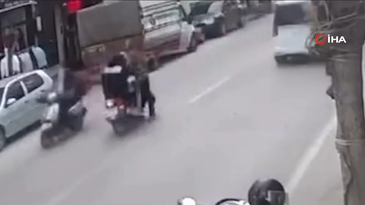 Küçük kıza çarptı, arkasına bile bakmadan kaçtı