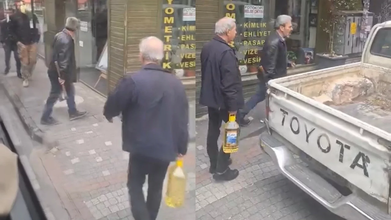 Bursa'da trafikte balta tehdidi: Otobüste panik yaşandı