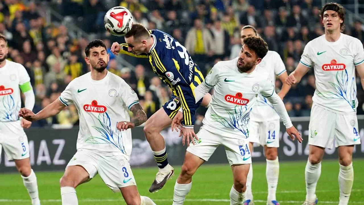 Fenerbahçe'nin Rizespor serisi sona erdi