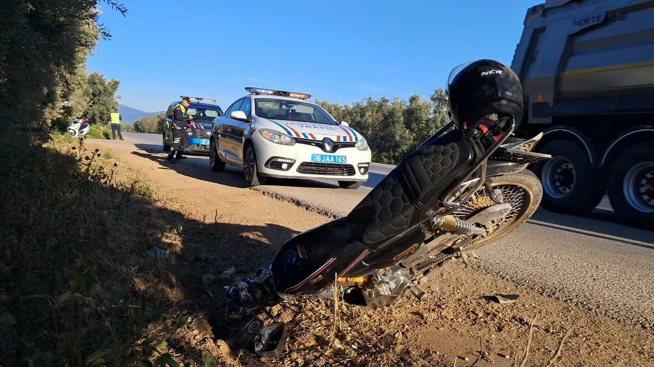 Bursa'da motosiklet kazası: 1 yaralı