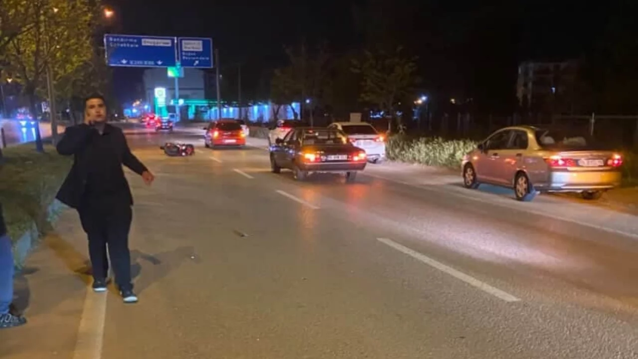 Bursa'da motosiklet kazası: Sürücü ağır yaralandı
