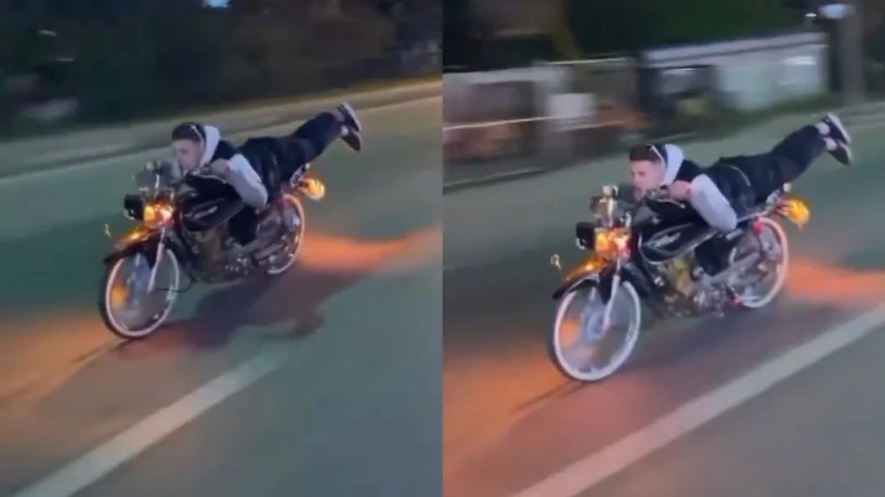 Bursa'da Motosiklette Tehlikeli Şov: Trafikte Ölümle Dans