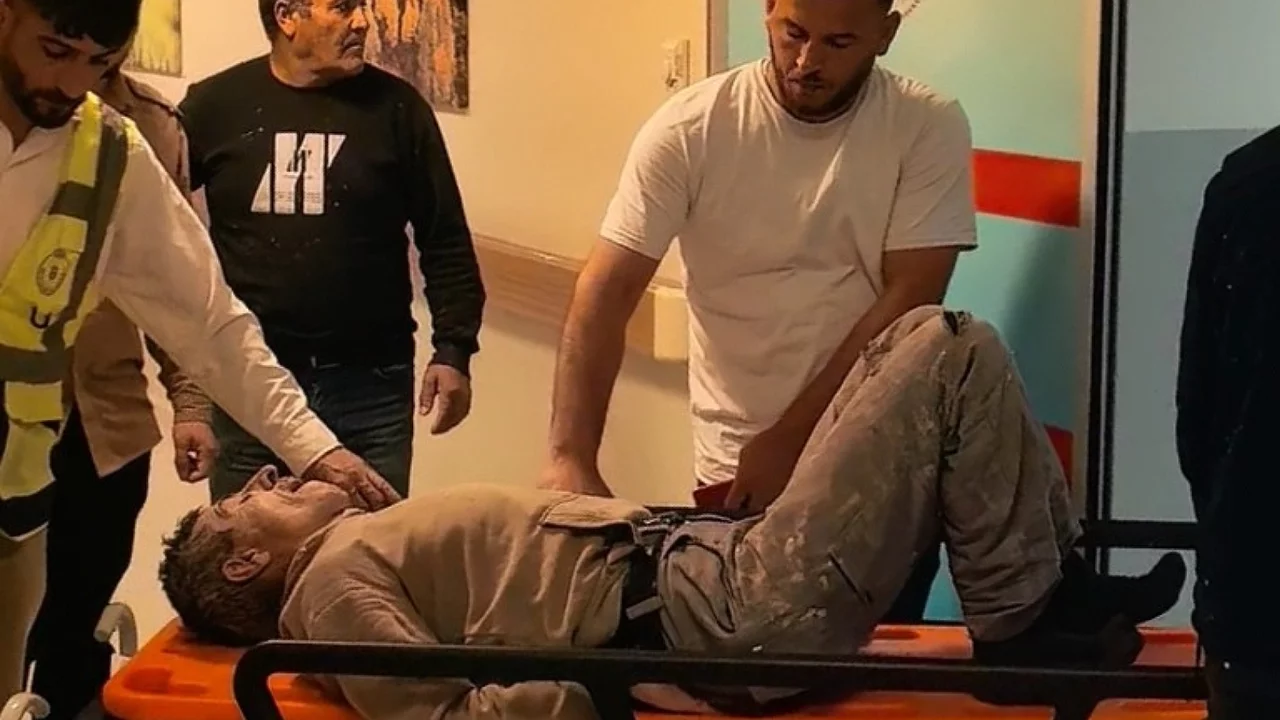 Bursa'da inşaatta düşen işçi ağır yaralandı