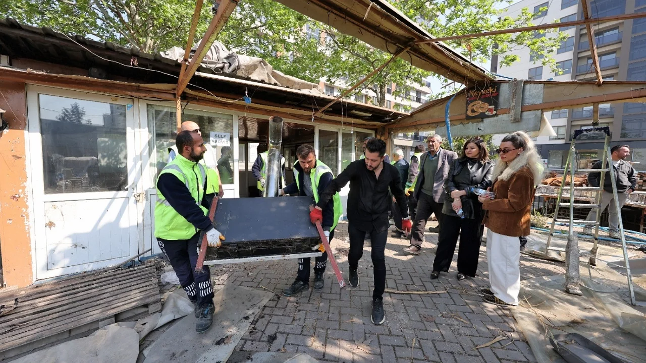 1050 Konutlar'daki yeşil alan işgalden kurtarıldı