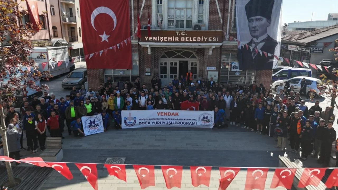 Doğa Yürüyüşüne Yenişehirlilerden Büyük İlgi