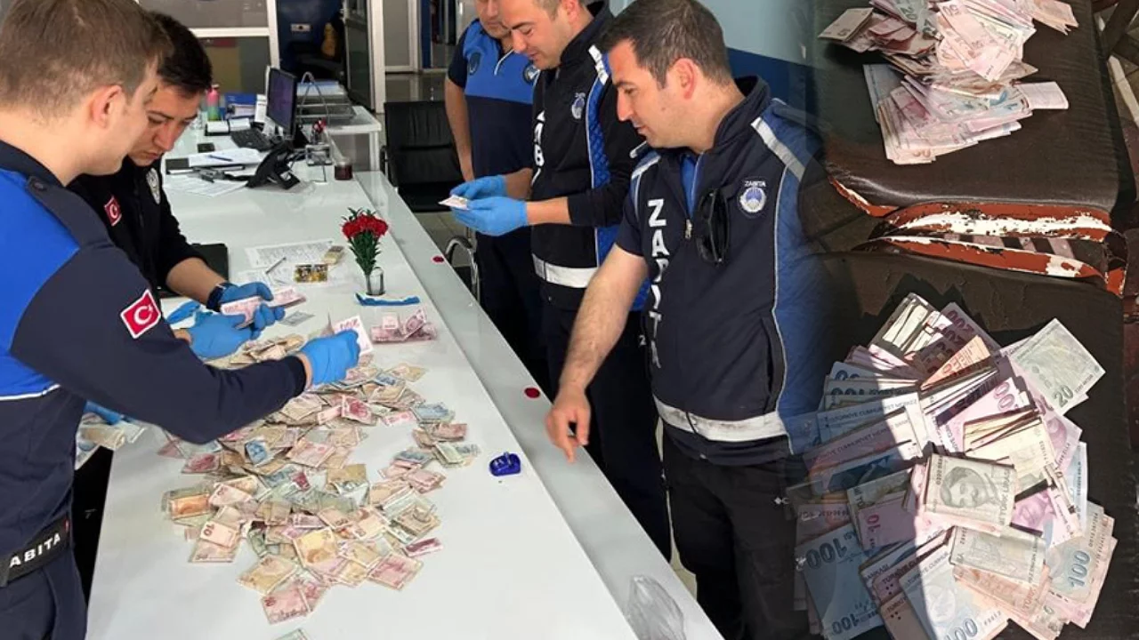 Dilencinin üzerinden 32 bin TL çıktı