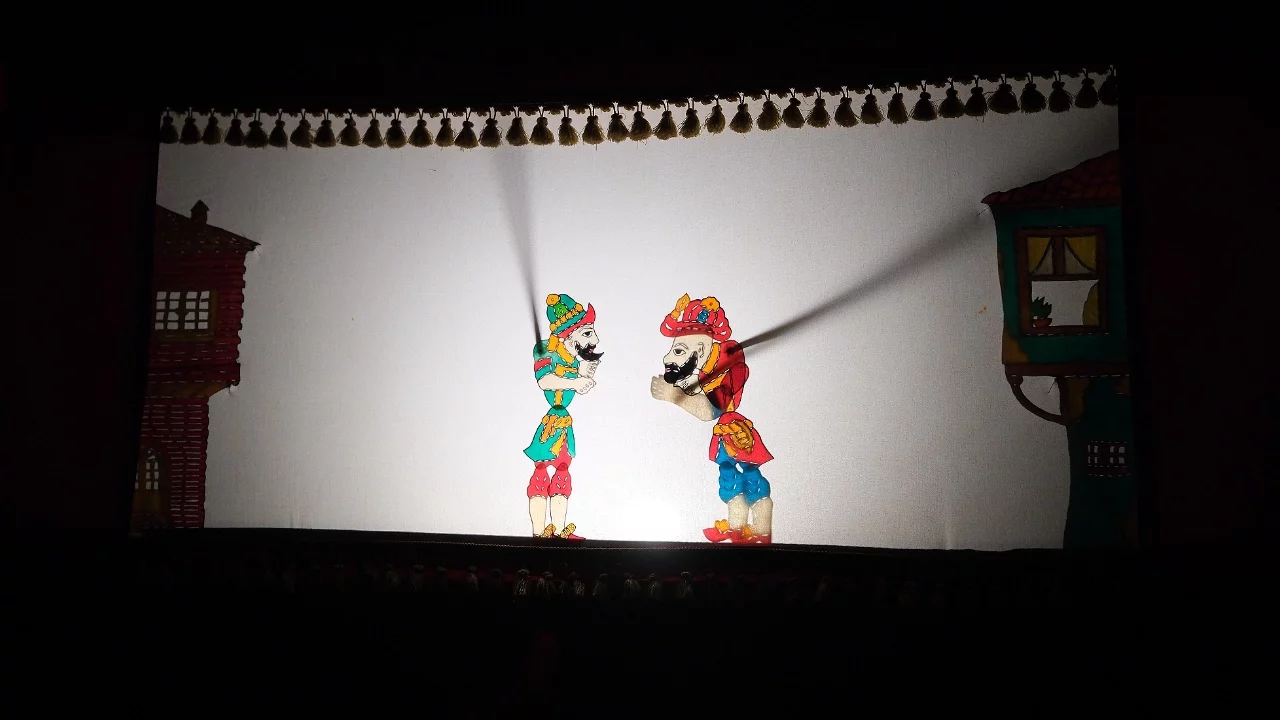 Yıldırımlı çocuklar Hacivat Ve Karagözle buluştu