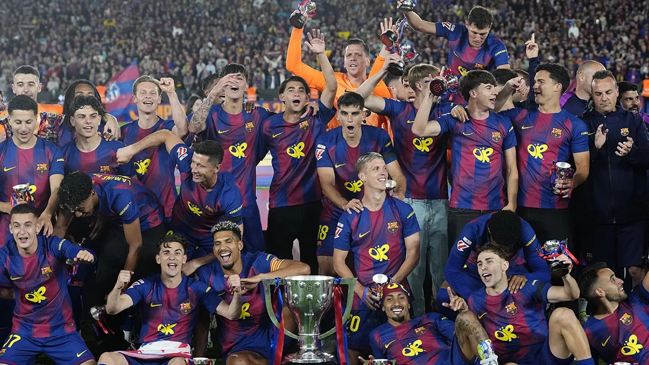 Barcelona, Real Madrid'i yenip şampiyon oldu