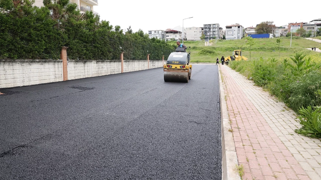 Osmangazi belediyesi çalışıyor yollar güzelleşiyor
