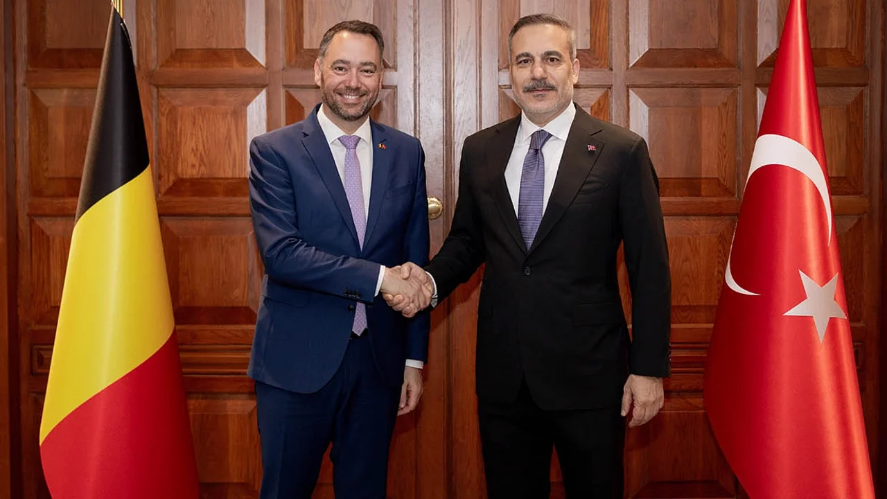 Hakan Fidan, Belçikalı mevkidaşı Prévot ile Ankara'da görüştü