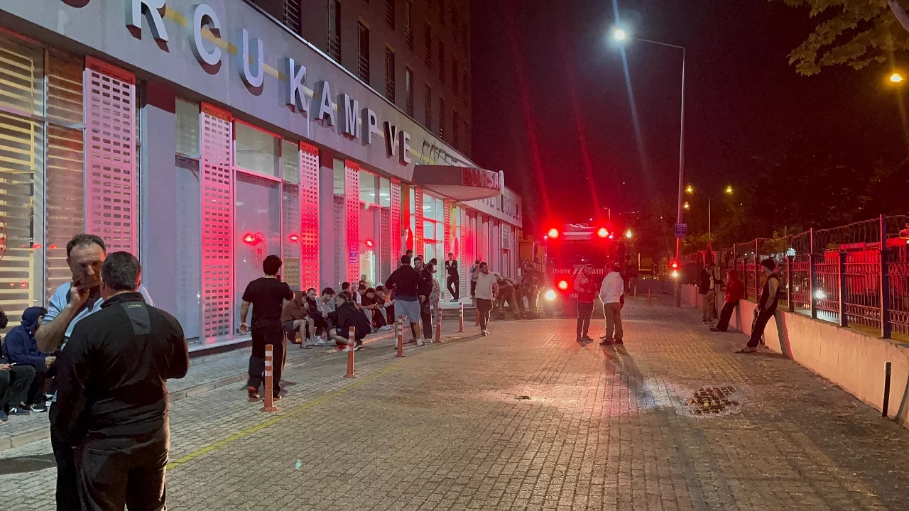 Bursa'da sporcu kamp merkezinin sauna bölümünde yangın