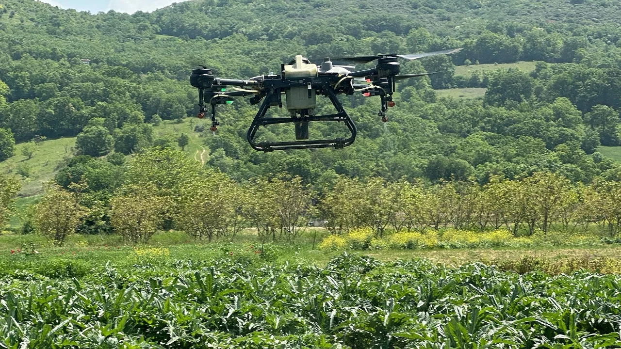 Kestel Belediyesinden çiftçiye drone desteği; hem zamandan hem yakıttan tasarruf