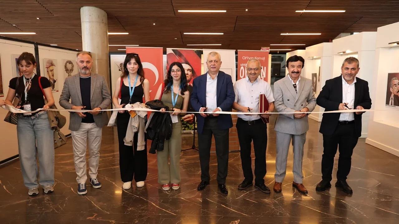 35 Ülkeden 137 Karikatürist Orhan Kemal'i Çizdi
