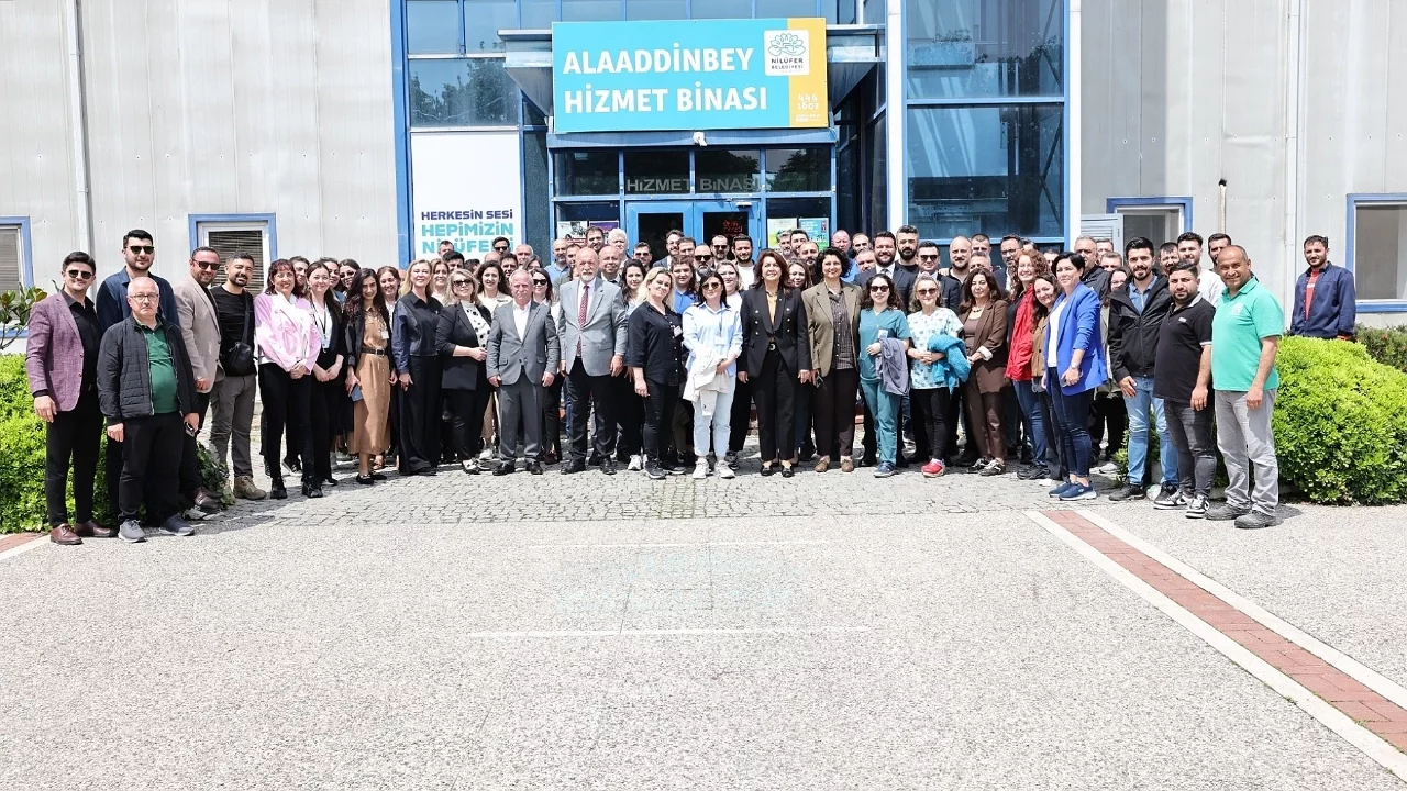 Nilüfer Belediyesi'nde geleneksel bayramlaşma