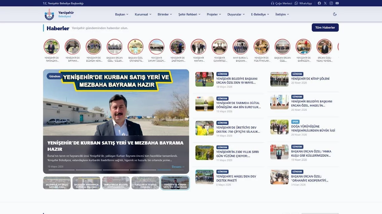 Yenişehir Belediyesi'nden Dijitalde Engelsiz Dönem: Resmi İnternet Sitesi Uluslararası Standartla...