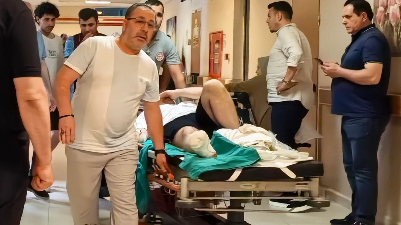 Bursa'da çim biçme makinesi faciası: 3 parmağı koptu