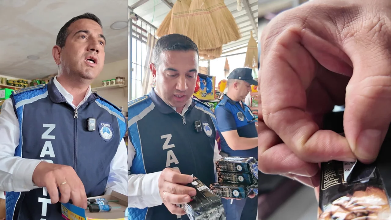 Son Kullanma Tarihini Siyah Bantla Gizlediler! Zabıta Denetiminde Şoke Eden Görüntüler