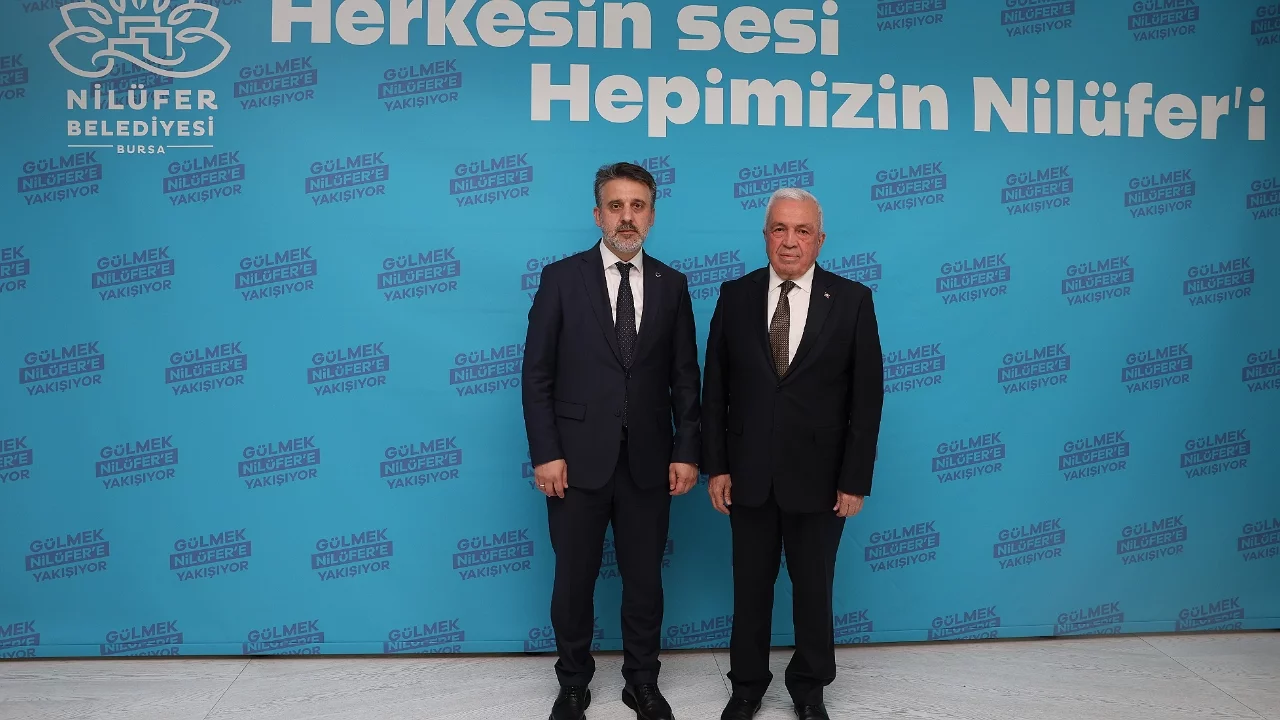Nilüfer Belediye Başkanı Özdemir, Bursa Büyükşehir Belediye Başkan Vekili Biba'yı ağırladı