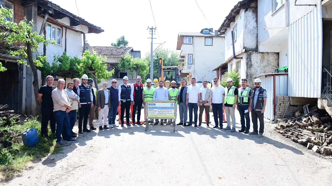 Burhaniye Ve Gözede'de Doğalgaz Çalışmaları Başladı