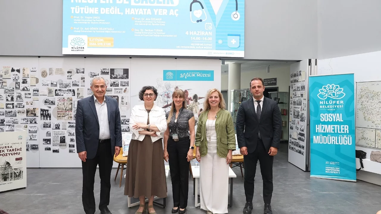 Nilüfer'de "Tütüne değil, hayata yer aç" söyleşisi