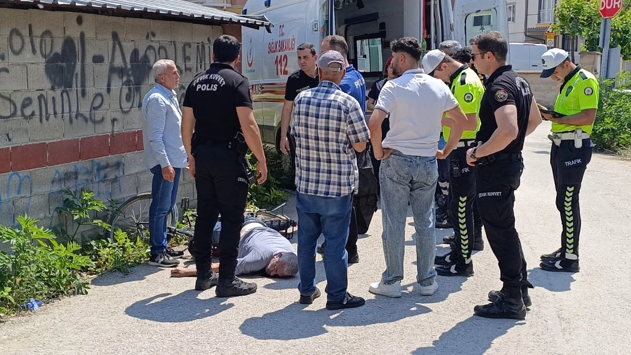Bursa'da bisiklet sürerken düşen 74 yaşındaki adam hayatını kaybetti