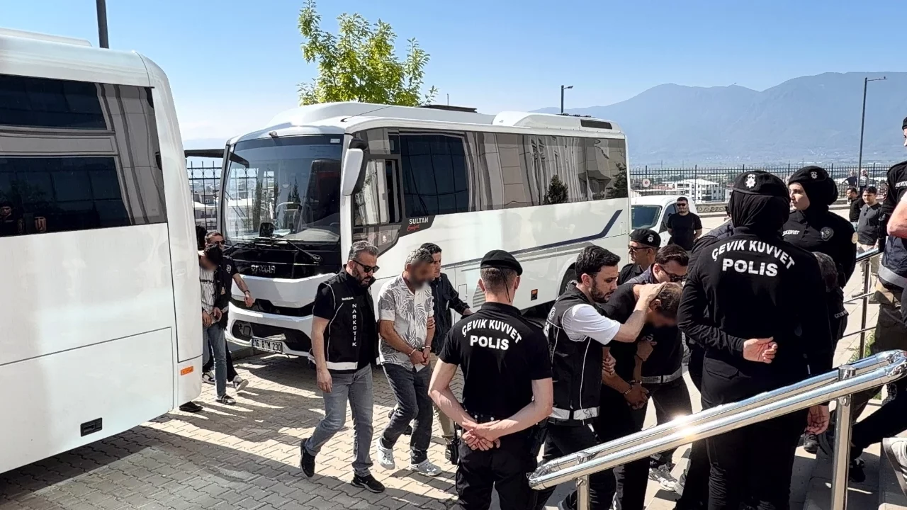 Bursa'da dev uyuşturucu operasyonunda tutuklu sayısı 40'a yükseldi