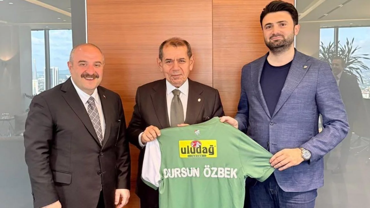 Bursaspor Başkanı Enes Çelik'ten Galatasaray'a ziyaret