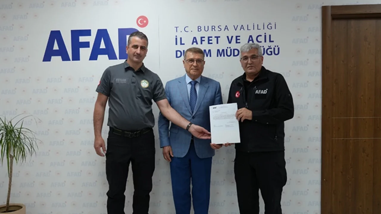 BESAK Arama Kurtarma Ekibi AFAD akreditasyonu aldı