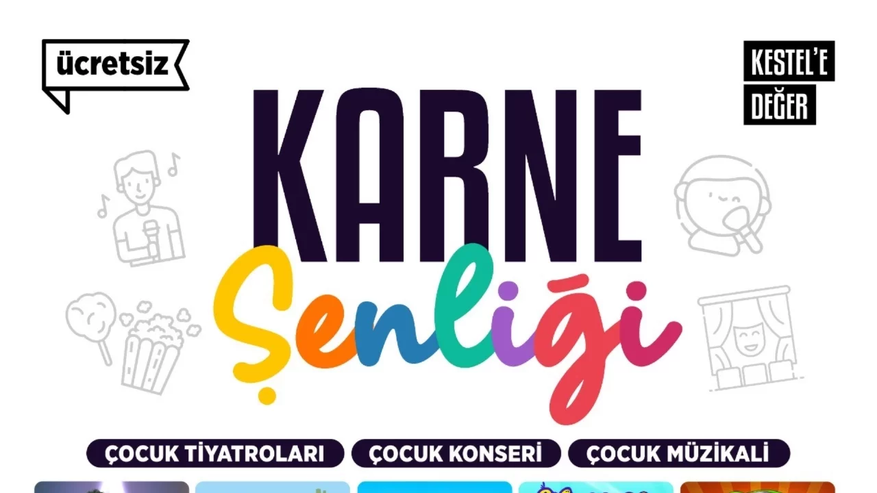 Kestel Belediyesi'nden çocuklara karne hediyesi: Şenlik başlıyor