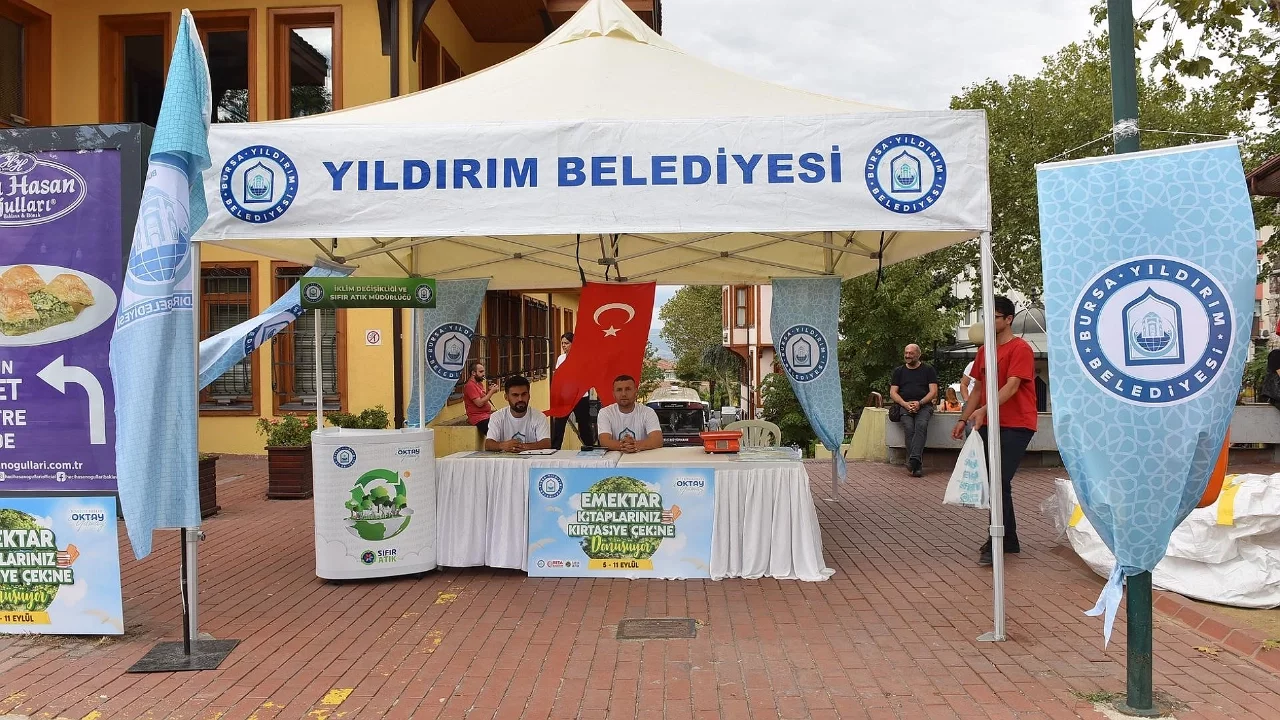 Yıldırım'da emektar kitaplar nakite dönüşüyor