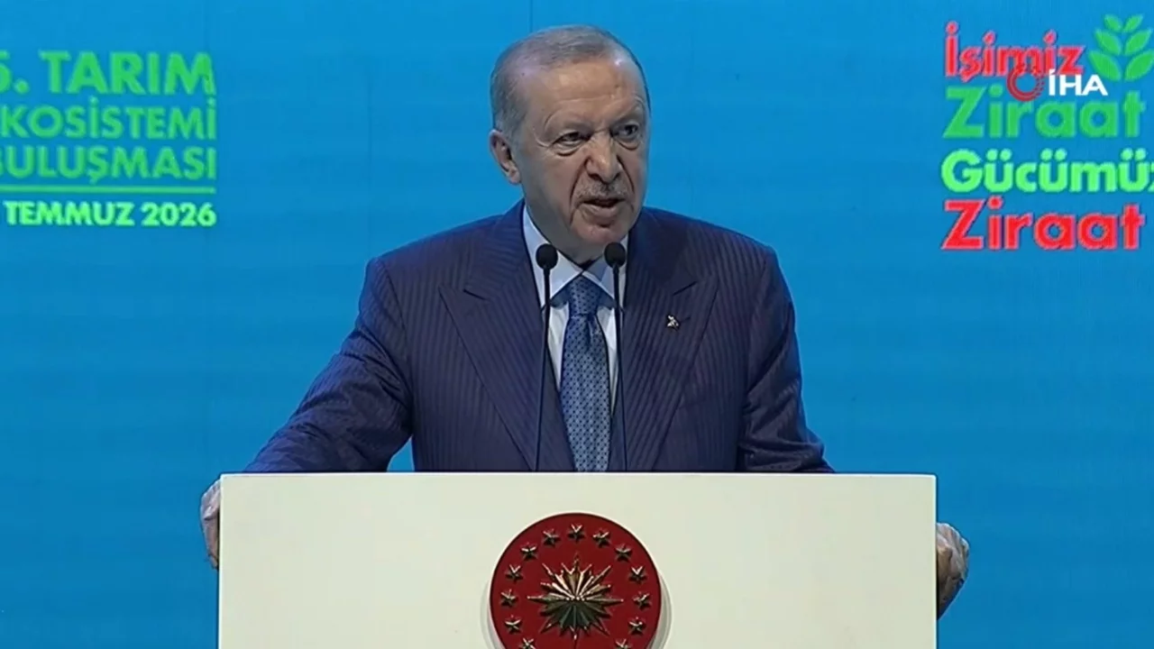 Erdoğan: Bu yıl birçok üründe üretim rekoru bekliyoruz