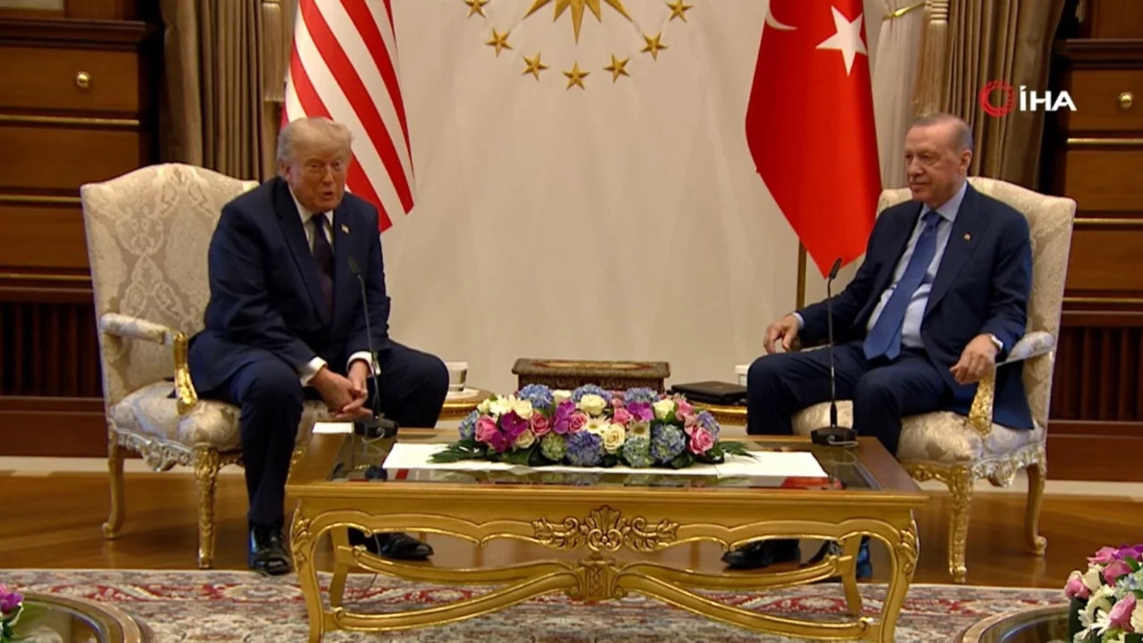 Erdoğan ve Trump Ankara'da görüştü: F-35 masada