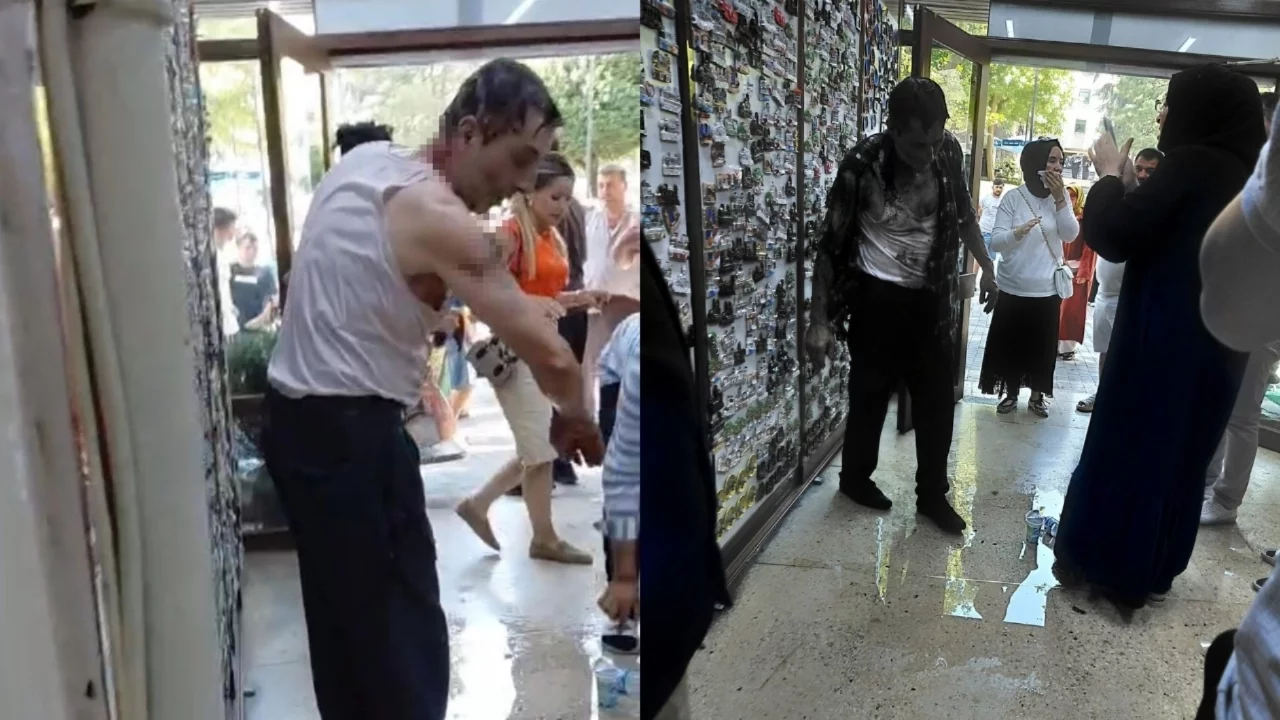 Bursa'da lavabo giderine dökülen kostik patladı: 2 yaralı