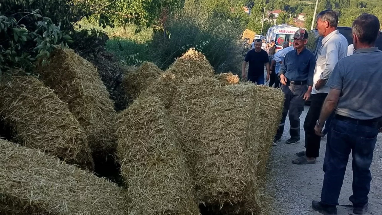 Bursa'da Freni boşalan traktörün altında kalan sürücü ağır yaralandı