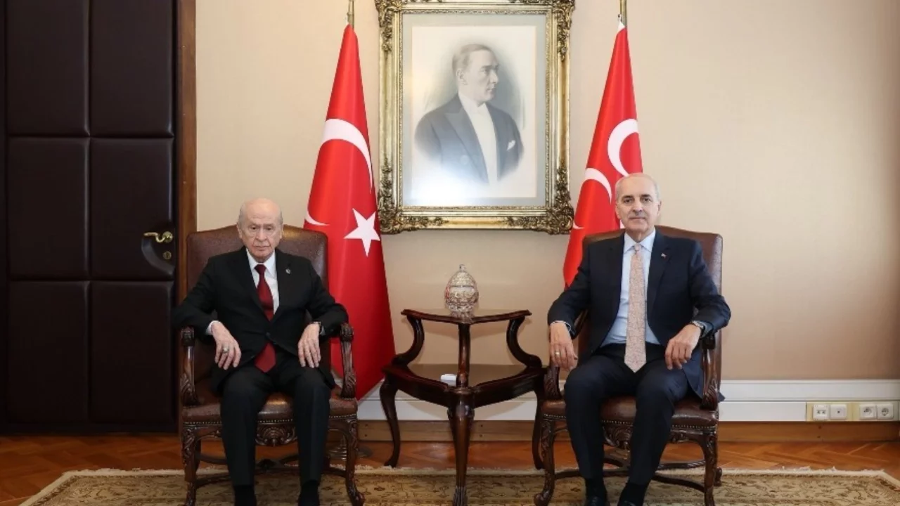 TBMM Başkanı Kurtulmuş'tan Bahçeli'ye Ziyaret: Gündem 'Terörsüz Türkiye' Süreci