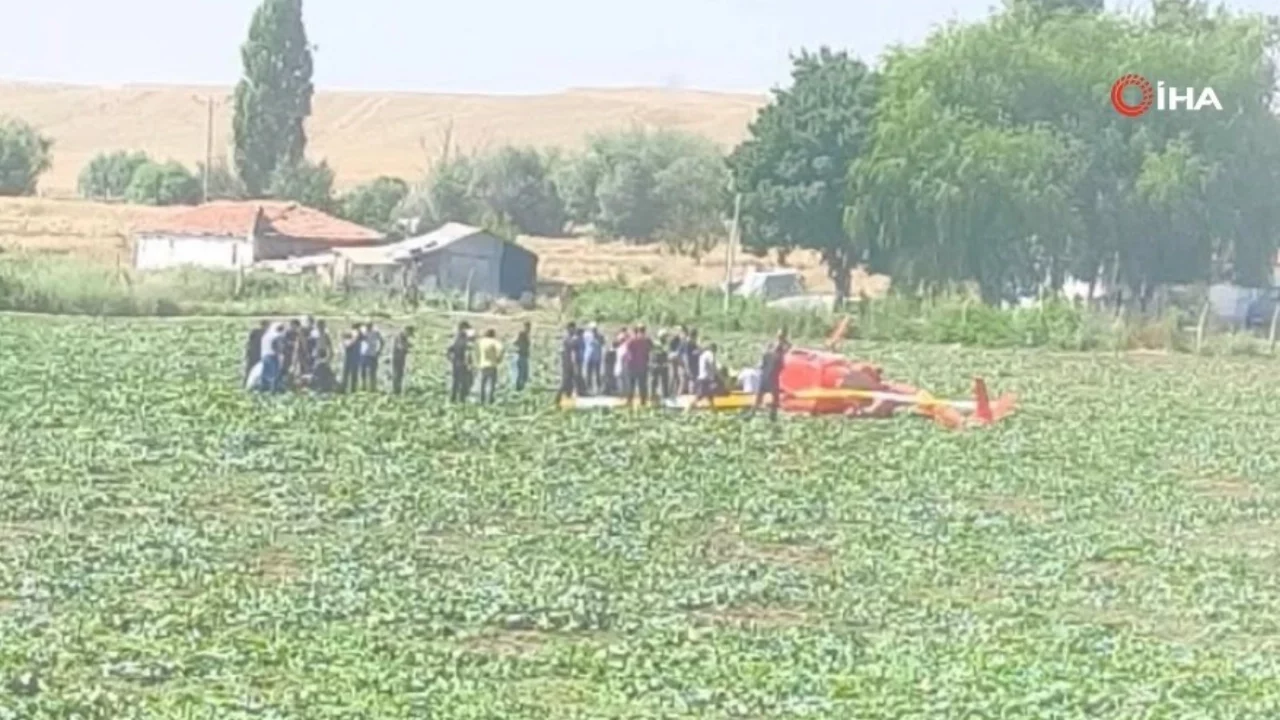 Başkentte Eğitim Helikopteri Düştü: 2 Yaralı