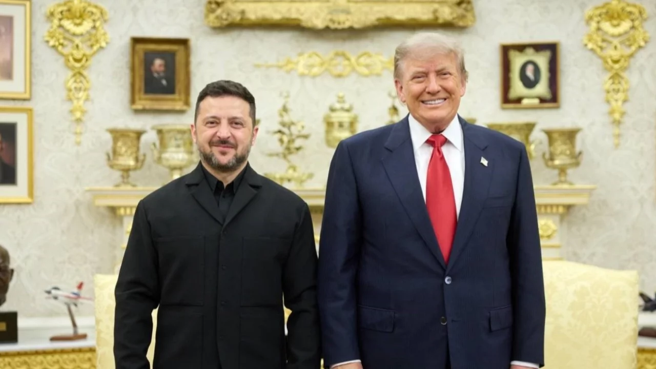 Trump ile Zelenskiy Beyaz Saray'da Bir Araya Geldi