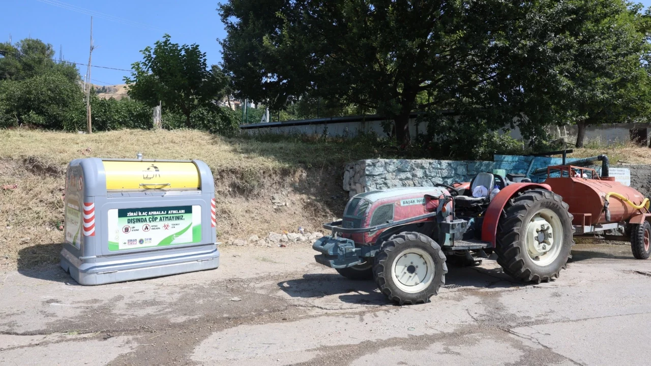 Osmangazi'de zirai atıklar artık doğaya değil geri dönüşüme gidiyor