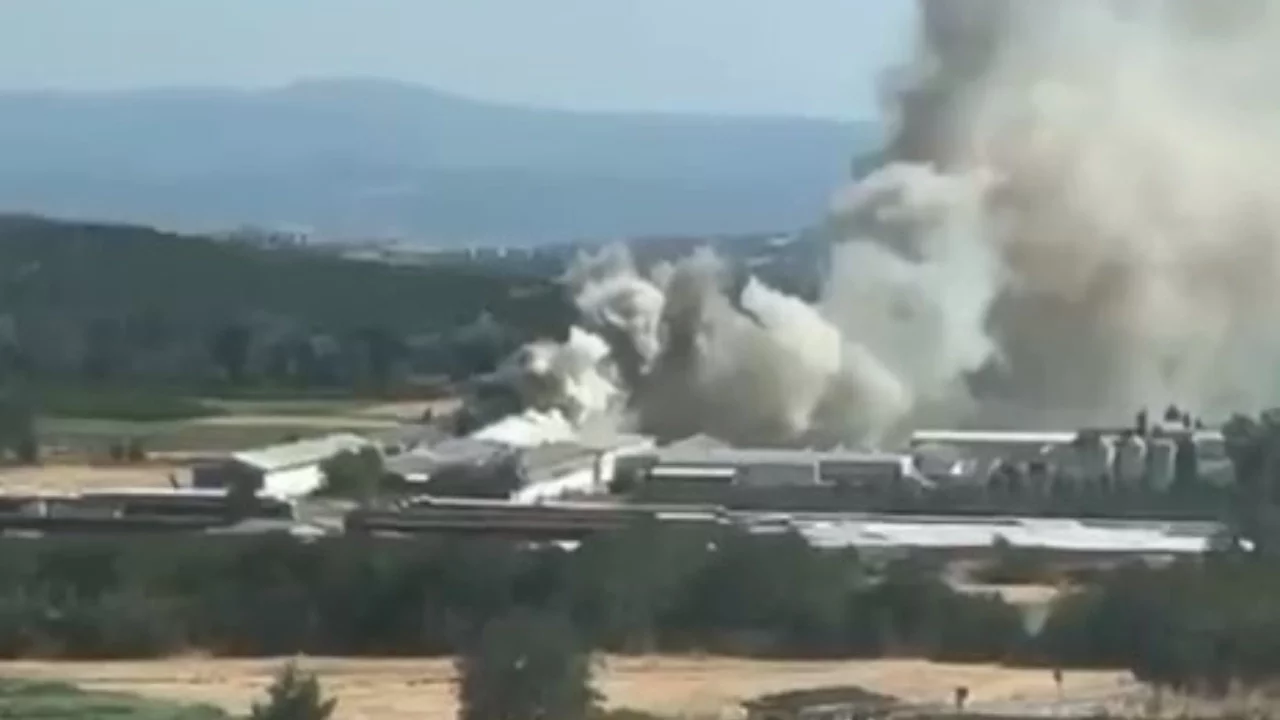 Mudanya'da tavuk çiftliğinde yangın paniği