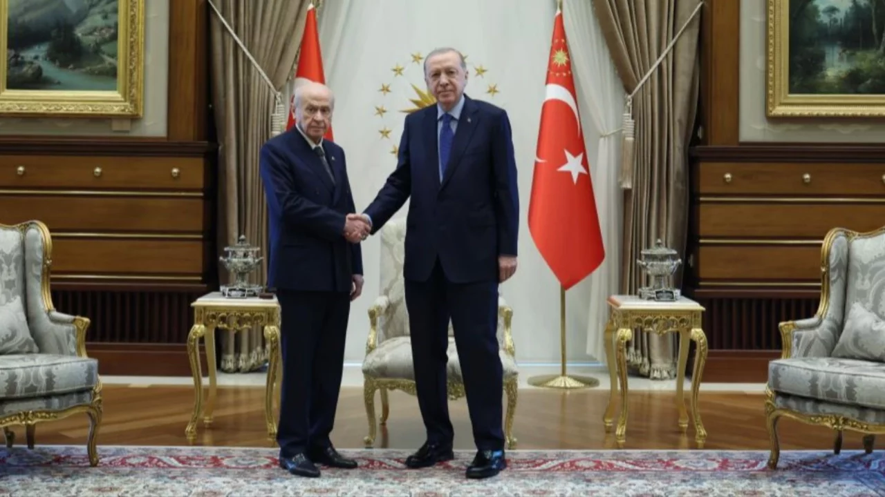 Cumhurbaşkanı Erdoğan, MHP lideri Bahçeli'yi kabul etti