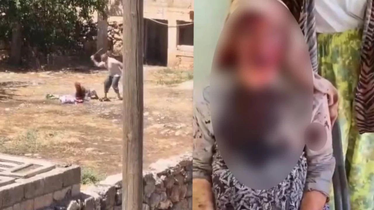 Dehşet anları! Yaşlı annesini sopa ile öldüresiye dövdü