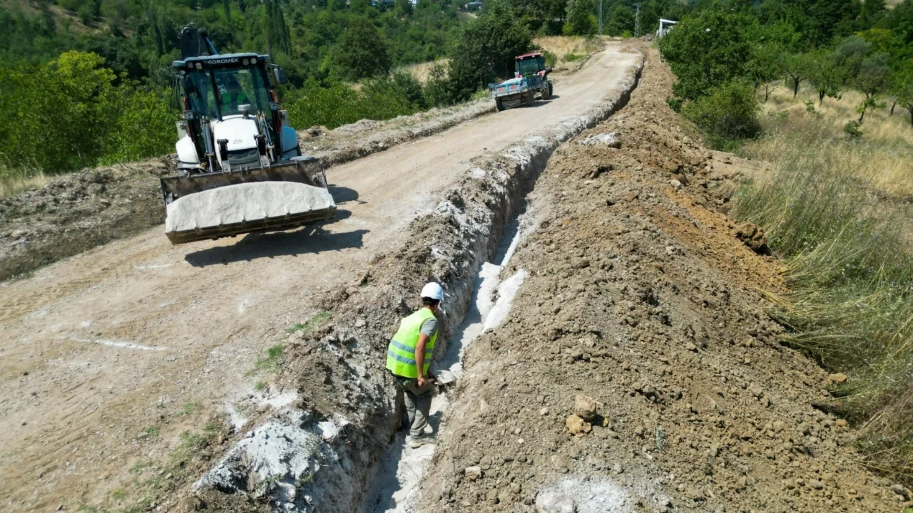 Büyükşehir, Gemlik'te sulama tesisini kısa sürede yüzde 80'e ulaştırdı
