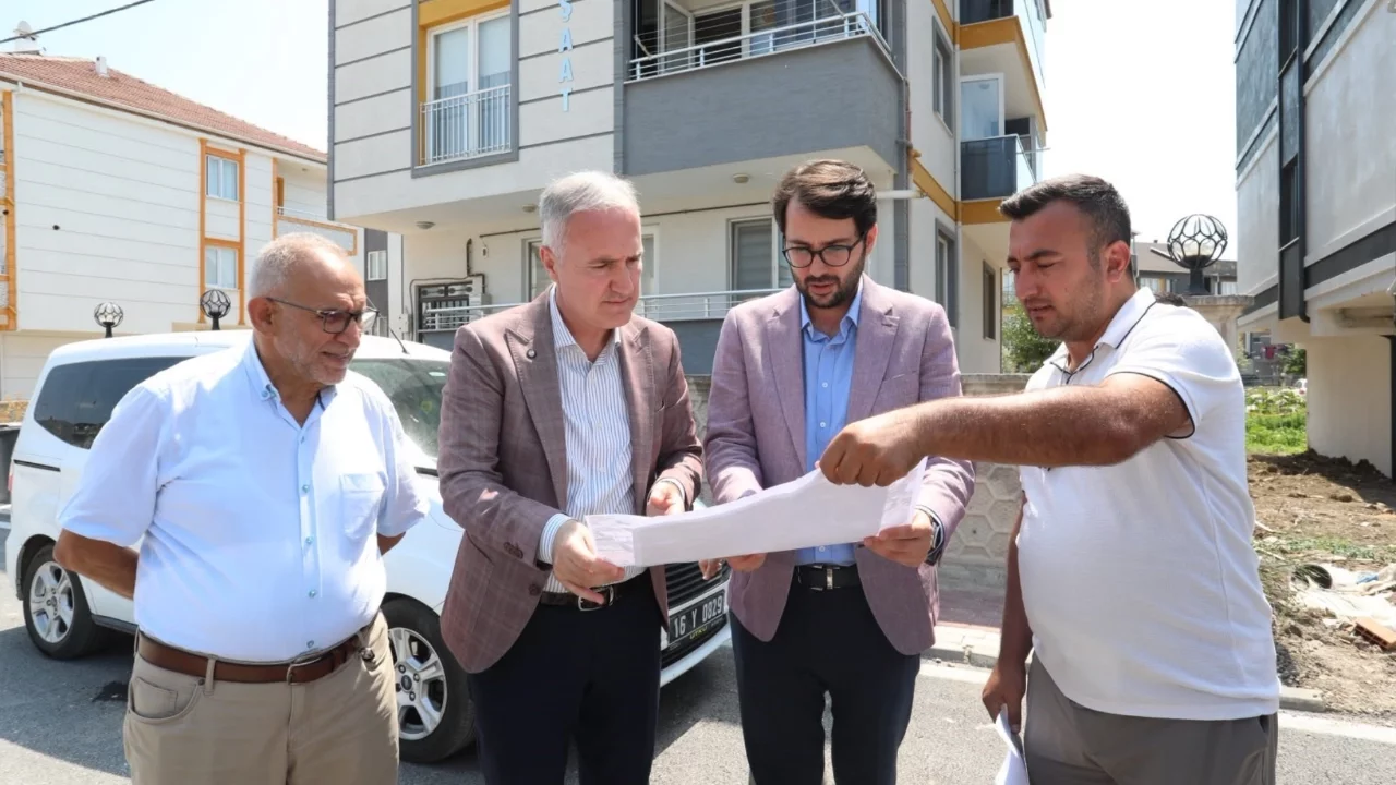 İnegöl Belediyesi'nden yeni mahalleye 64 araçlık otopark